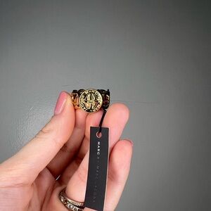 NEW Marc by Marc Jacobs Chain Link Band Ring NWT